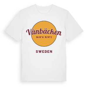 Vånbäcken cirkel t-shirt – ekologisk bomull t-shirt från Pinshirt