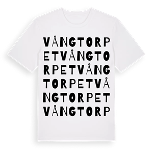 Vångtorpet ordlek t-shirt – ekologisk bomull t-shirt från Pinshirt