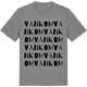 Mid Heather Gray t-shirt med Vankom ordlek t-shirt