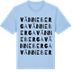 Blue Soul t-shirt med Vänneberga ordlek t-shirt