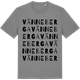 Mid Heather Gray t-shirt med Vänneberga ordlek t-shirt
