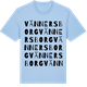 Blue Soul t-shirt med Vännersborg ordlek t-shirt