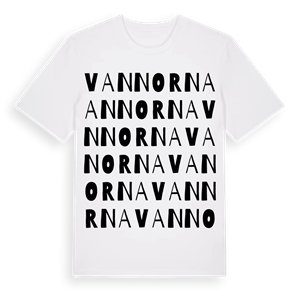 Vannorna ordlek t-shirt – ekologisk bomull t-shirt från Pinshirt