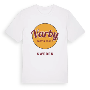 Varby cirkel t-shirt – ekologisk bomull t-shirt från Pinshirt