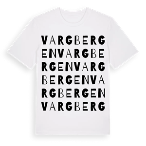 Vargbergen ordlek t-shirt – ekologisk bomull t-shirt från Pinshirt