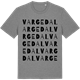 Mid Heather Gray t-shirt med Vargedal ordlek t-shirt