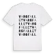 Vargfallet ordlek t-shirt