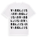 Vargkjusan ordlek t-shirt