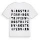 Vargstrupen ordlek t-shirt