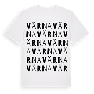 Värna ordlek t-shirt – ekologisk bomull t-shirt från Pinshirt