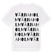 Värnaholm ordlek t-shirt
