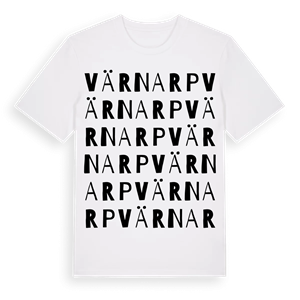 Värnarp ordlek t-shirt – ekologisk bomull t-shirt från Pinshirt