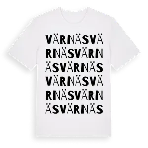 Värnäs ordlek t-shirt – ekologisk bomull t-shirt från Pinshirt