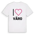 Jag älskar Väro t-shirt stort tryck