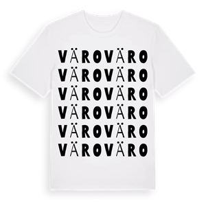 Väro ordlek t-shirt – ekologisk bomull t-shirt från Pinshirt