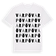 Varpö ordlek t-shirt