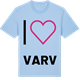 Blue Soul t-shirt med Jag älskar Varv t-shirt stort tryck