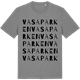 Mid Heather Gray t-shirt med Vasaparken ordlek t-shirt