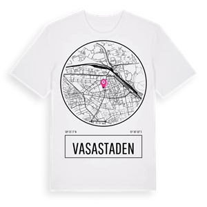 Vasastaden t-shirt – ekologisk bomull t-shirt från Pinshirt