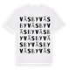 White t-shirt med Väsby ordlek t-shirt