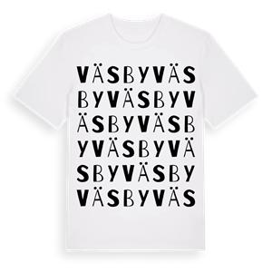 Väsby ordlek t-shirt – ekologisk bomull t-shirt från PinShirt