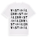 Vastamålen ordlek t-shirt