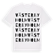 Västerbyholm ordlek t-shirt