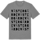 Mid Heather Gray t-shirt med Västergärde ordlek t-shirt