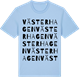 Blue Soul t-shirt med Västerhagen ordlek t-shirt