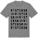Mid Heather Gray t-shirt med Västersrum ordlek t-shirt