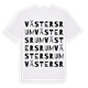 Västersrum ordlek t-shirt
