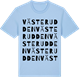 Blue Soul t-shirt med Västerudden ordlek t-shirt