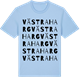 Blue Soul t-shirt med Västra Harg ordlek t-shirt