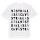 Västra Klasbäck ordlek t-shirt