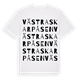 Västra Skarpåsen ordlek t-shirt