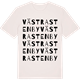 Vintage White t-shirt med Västra Stenby ordlek t-shirt