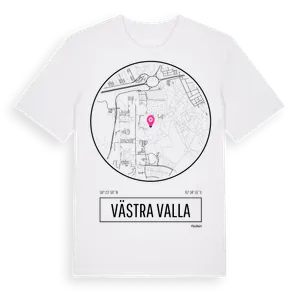 Västra Valla t-shirt – ekologisk bomull t-shirt från Pinshirt