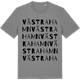 Mid Heather Gray t-shirt med Västrahamn ordlek t-shirt