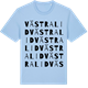 Blue Soul t-shirt med Västralid ordlek t-shirt