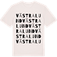 Vintage White t-shirt med Västralund ordlek t-shirt