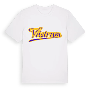 Västrum baseball t-shirt – ekologisk bomull t-shirt från Pinshirt