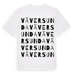 Väversunda ordlek t-shirt – ekologisk bomull t-shirt från Pinshirt