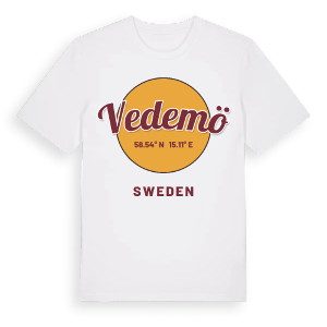 Vedemö cirkel t-shirt – ekologisk bomull t-shirt från Pinshirt