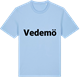 Blue Soul t-shirt med Vedemö fetstil t-shirt