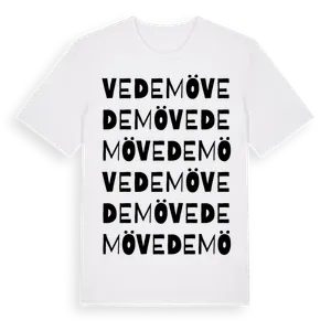 Vedemö ordlek t-shirt – ekologisk bomull t-shirt från Pinshirt