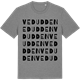 Mid Heather Gray t-shirt med Vedudden ordlek t-shirt