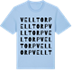 Blue Soul t-shirt med Velltorp ordlek t-shirt