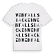 Venfallsbacken ordlek t-shirt