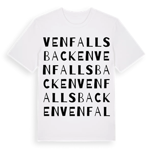 Venfallsbacken ordlek t-shirt – ekologisk bomull t-shirt från Pinshirt