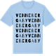 Blue Soul t-shirt med Venneberga by ordlek t-shirt